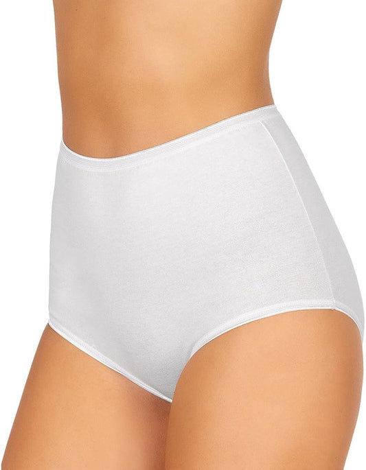 Jadea Slip Maxi Culotte Vita Alta in Cotone – Bianco/Nero art. 05