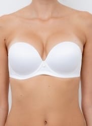 LORMAR - Balconcino super push-up +2 taglie micro effetto seta art. Double Balconcino