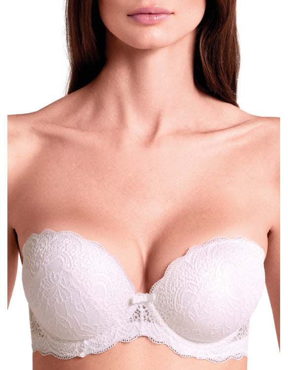 LORMAR - Fascia balconcino con pizzo super push-up +2 taglie art. Extra Pizzo