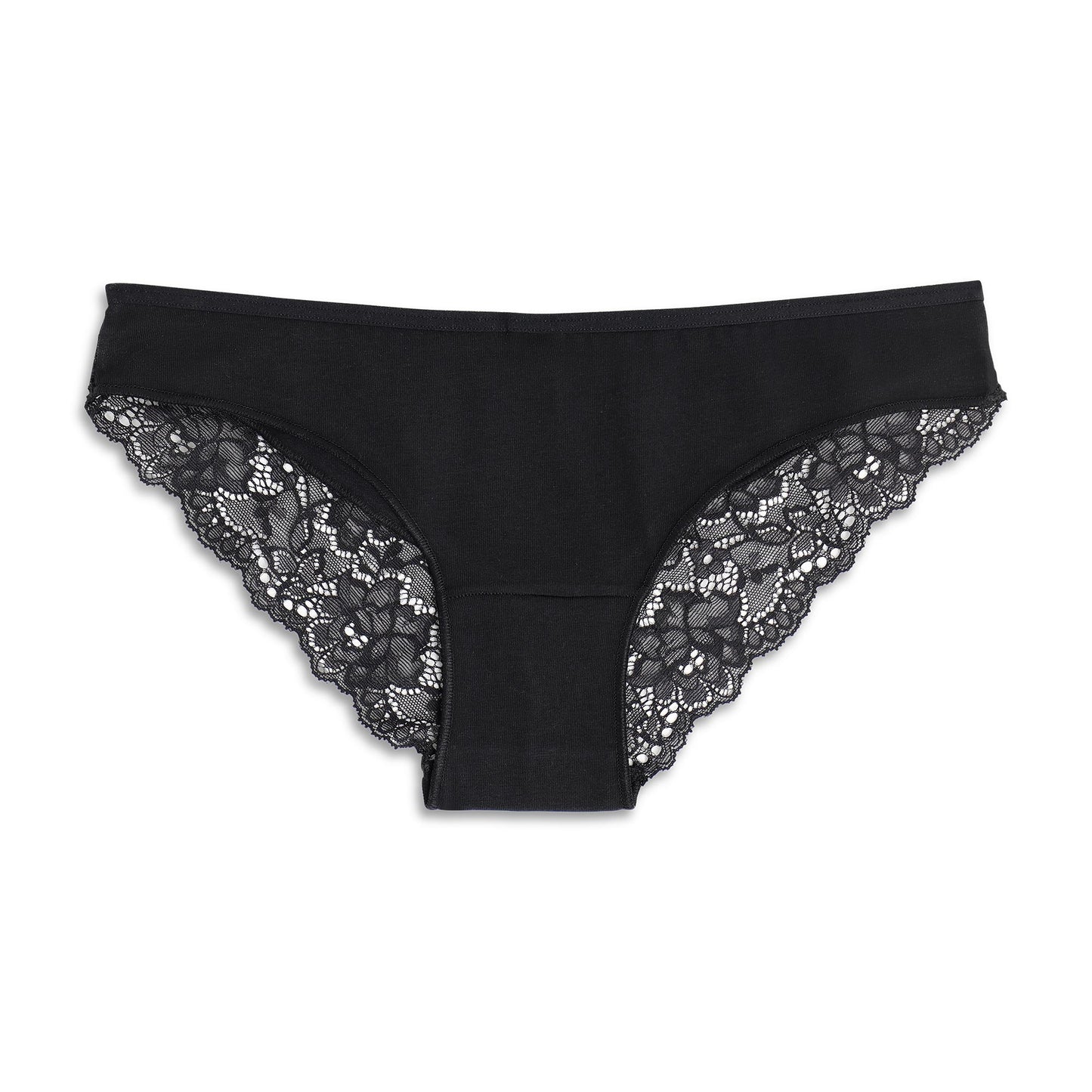 Cotonella – 2 Slip Donna in Cotone con Pizzo e Taglio Laser