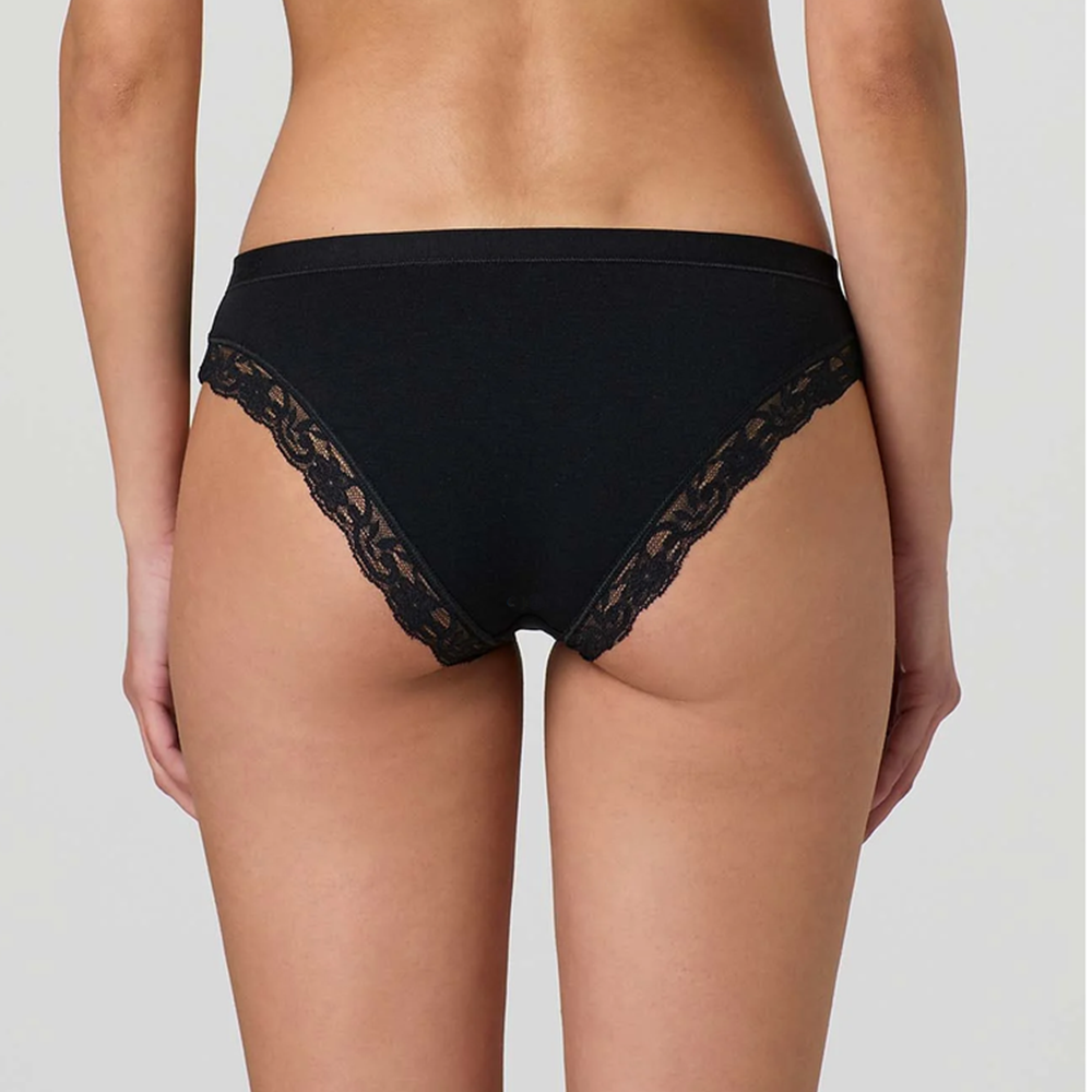 Slip Donna Vita Bassa Cotone Modal con Pizzo – Jadea 518