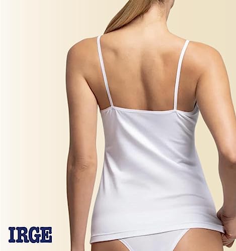 Canotta Spalla Stretta Irge 100% Cotone – Art. 7001 | Bianca e Nera