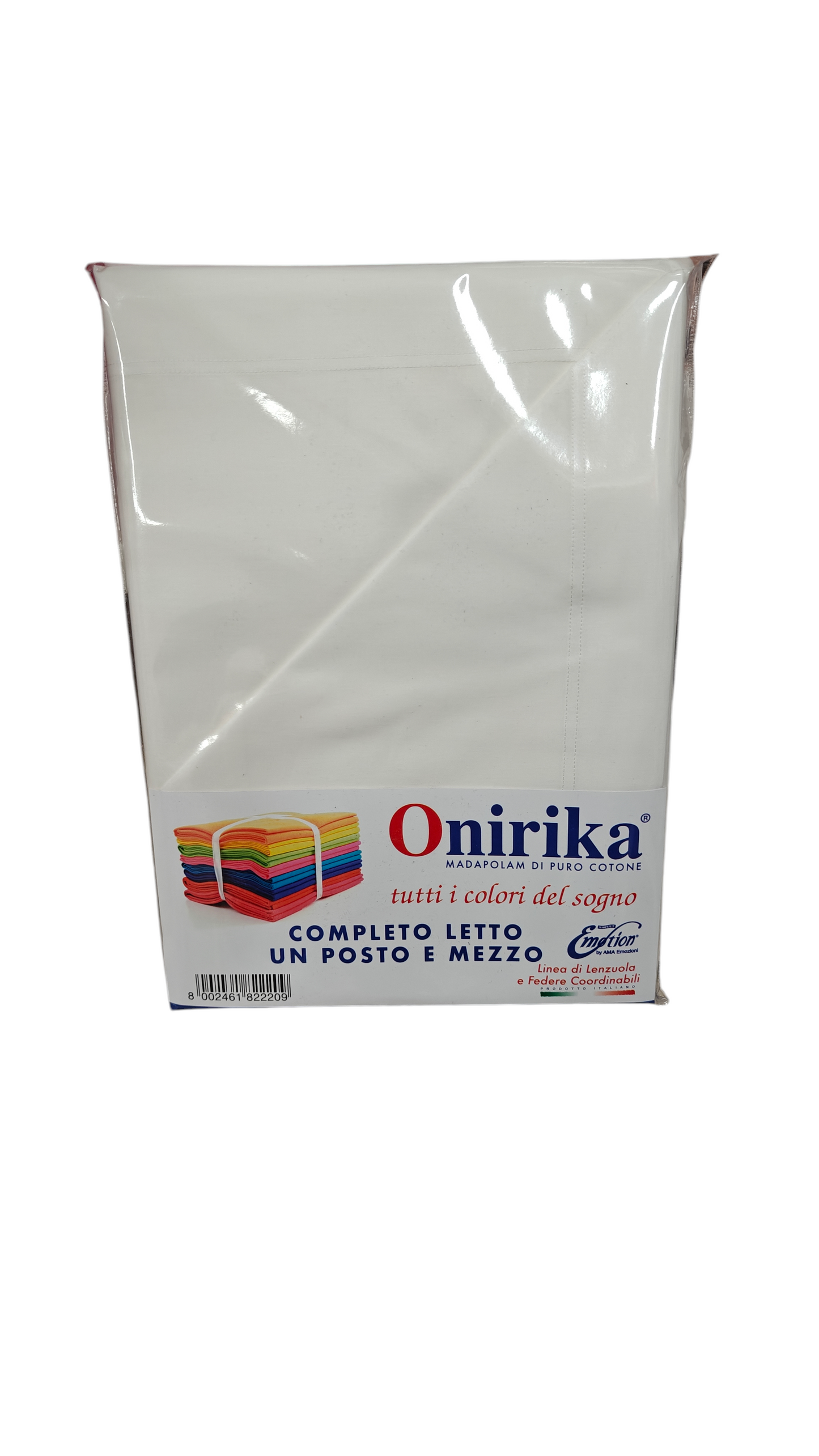 Lenzuola 1 Piazza e Mezza Onirika 100% Cotone – Completo Letto