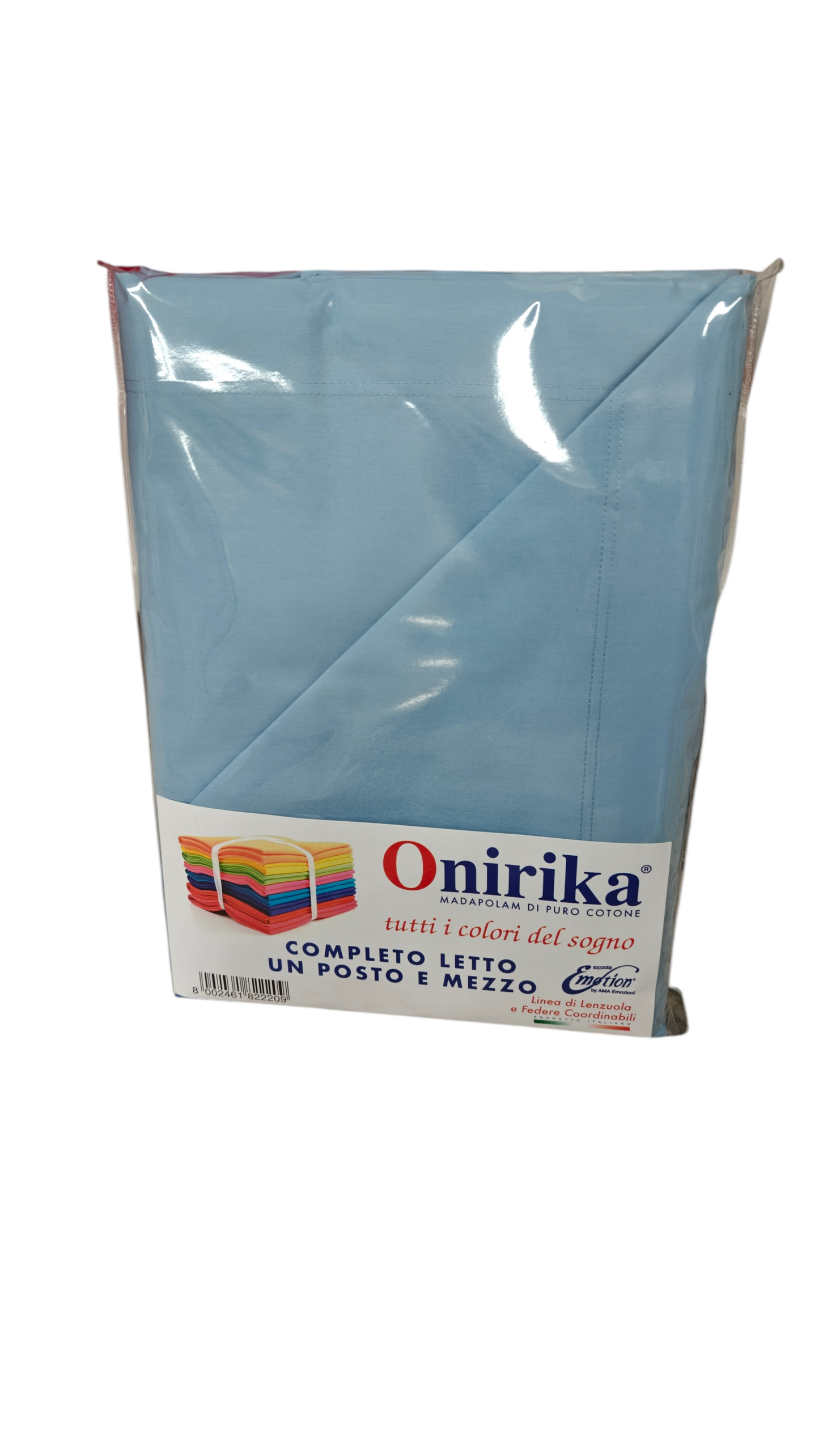 Lenzuola 1 Piazza e Mezza Onirika 100% Cotone – Completo Letto
