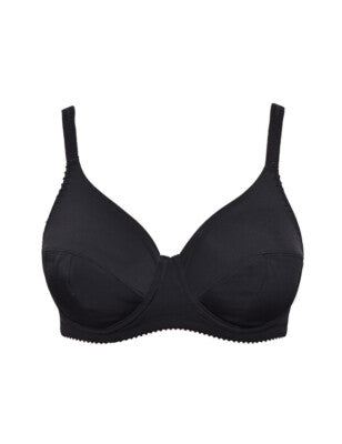 SIèLEI Reggiseno Donna Con Ferretto foderato in cotone in coppa C Art. 962 colori bianco nero e nudo