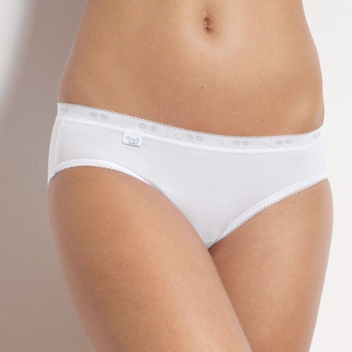 Sloggi Basic Mini - 2 Slip da donna in cotone bianco