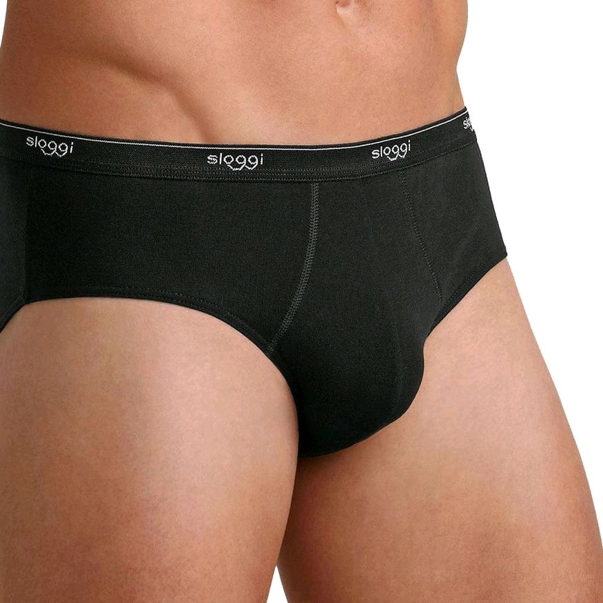 Sloggi Basic Midi – 2 Slip Uomo in Cotone Elasticizzato