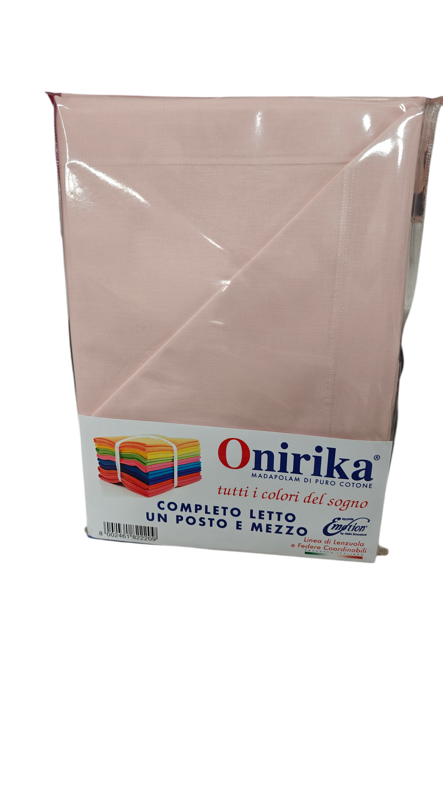 Lenzuola 1 Piazza e Mezza Onirika 100% Cotone – Completo Letto