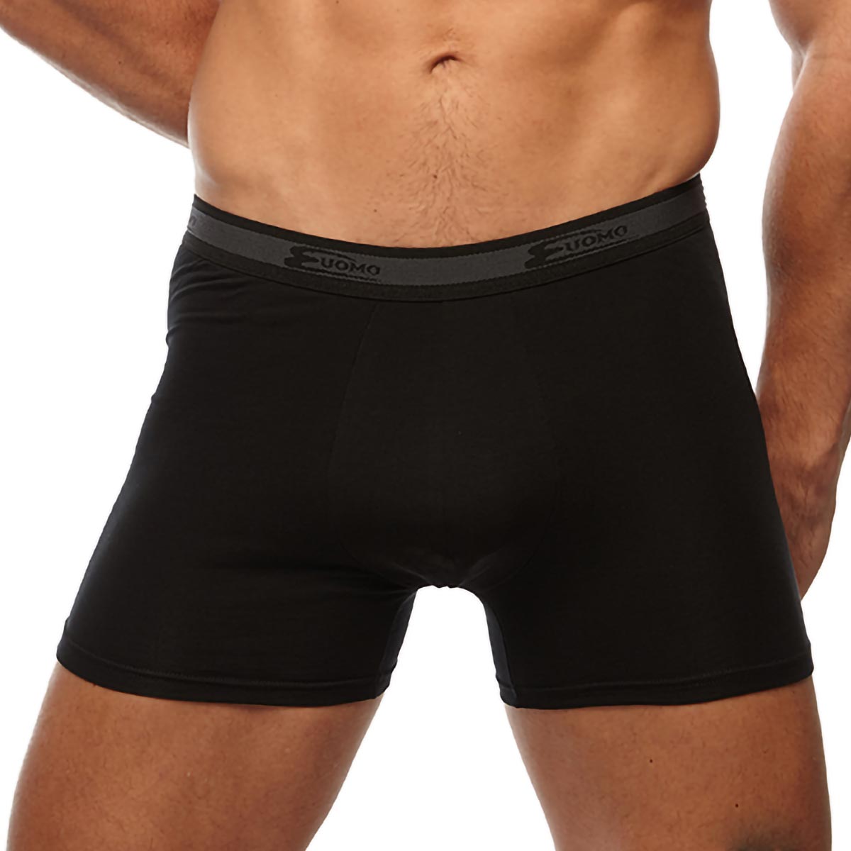 Cotonella – 2 Boxer Uomo in Cotone con Elastico Esterno