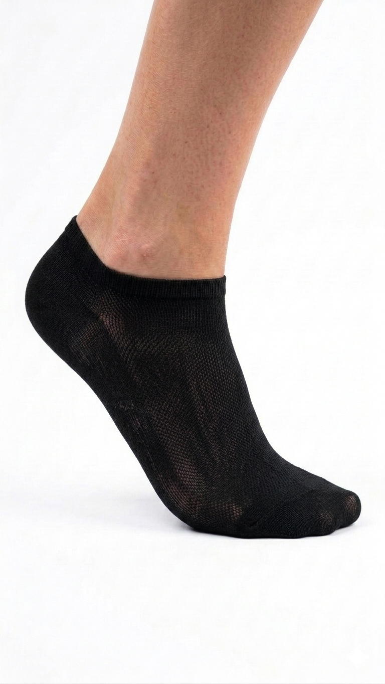 Minicalze da Uomo Dandy in 100% Cotone Filo di Scozia – Confezione da 3 Paia | Blu, Nero, Bianco