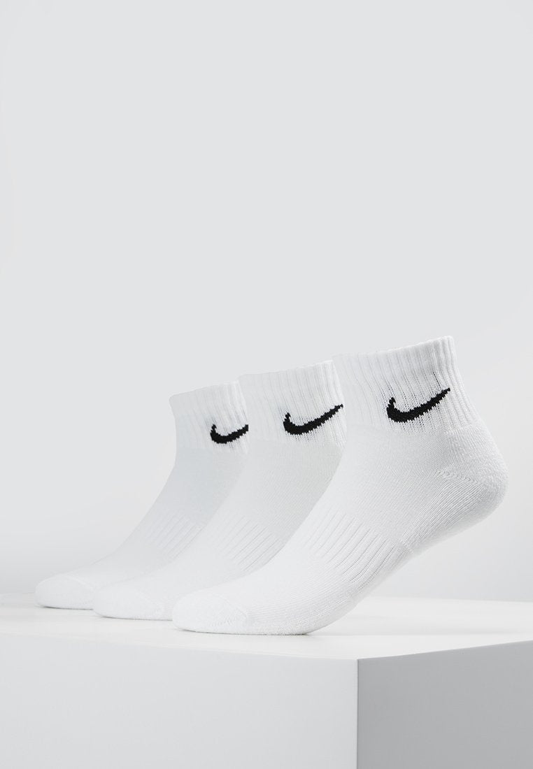 Calzini Nike Corti alla Caviglia Cotton Cushioned – Bianchi e Neri