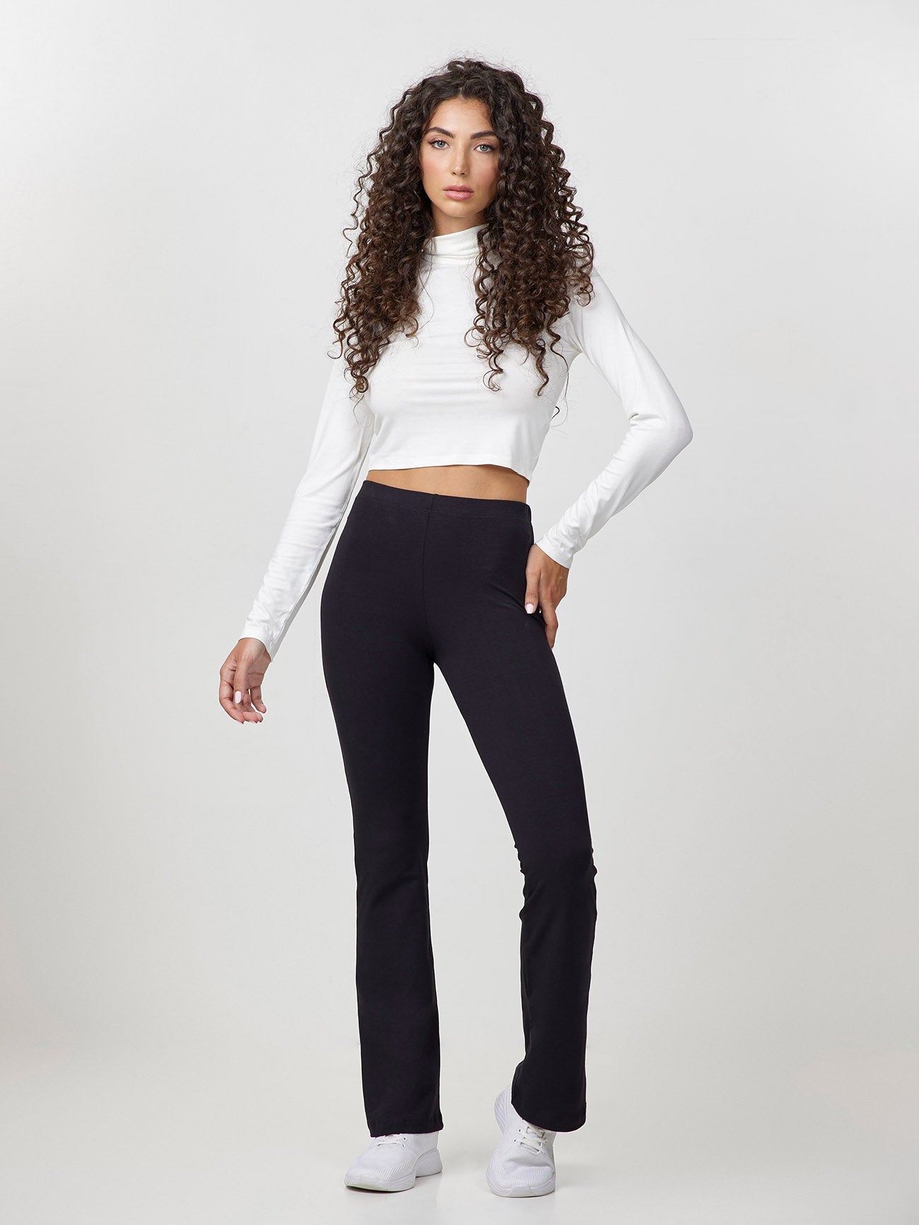 Leggings a Zampa Jadea Donna in Caldo Cotone - art. 4195