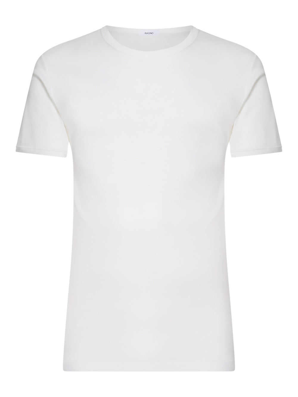 RAGNO - T-Shirt in filo di scozia da uomo girocollo - 100% cotone