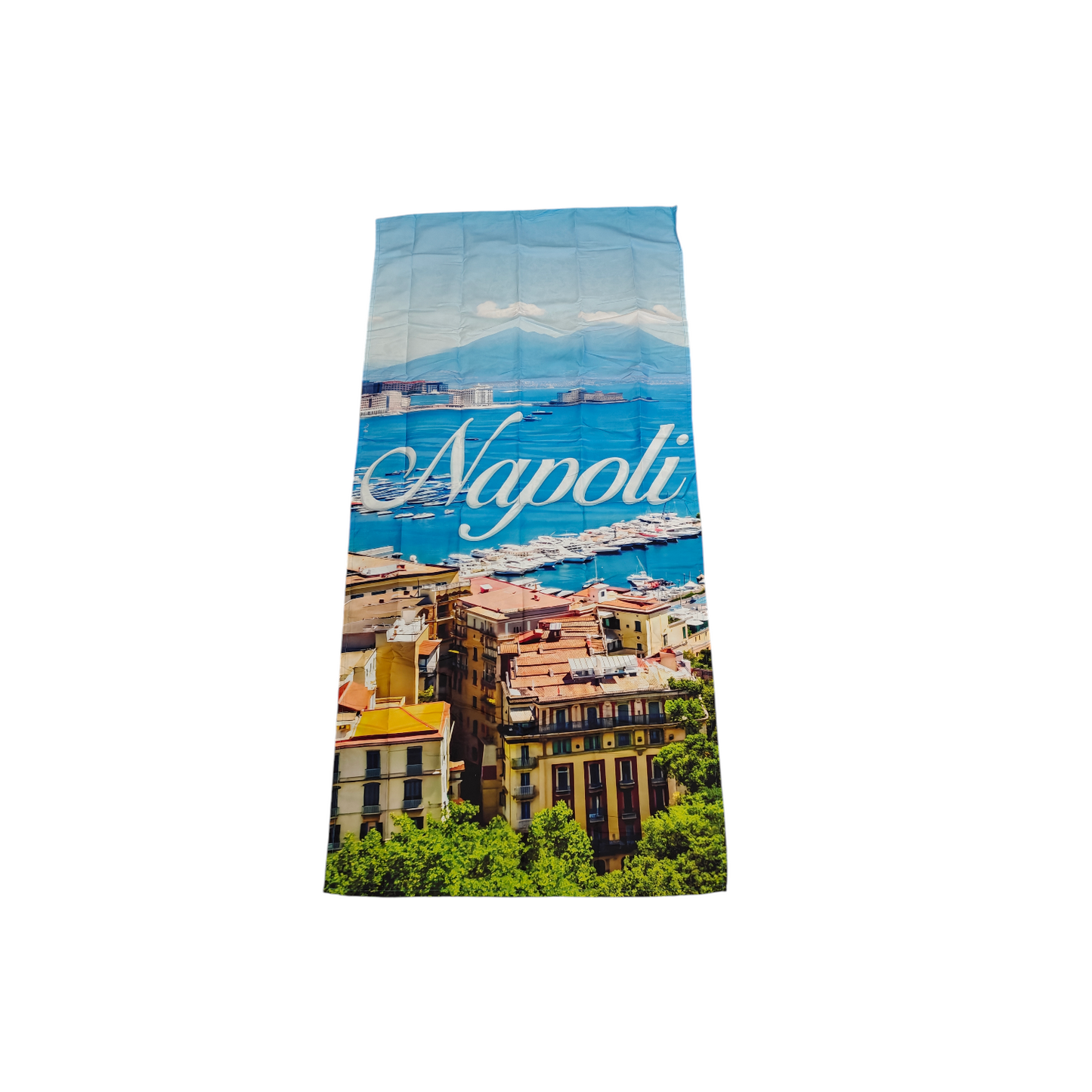 Telo Mare Napoli Microfibra 90x170 cm con Borsa