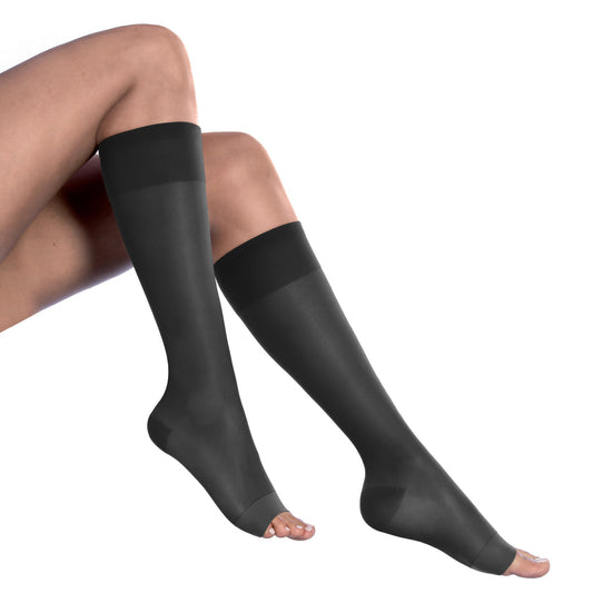 SILCA - Gambaletto punta aperta 140 denari a compressione forte 18/21 mmHg art. Nady gd3185