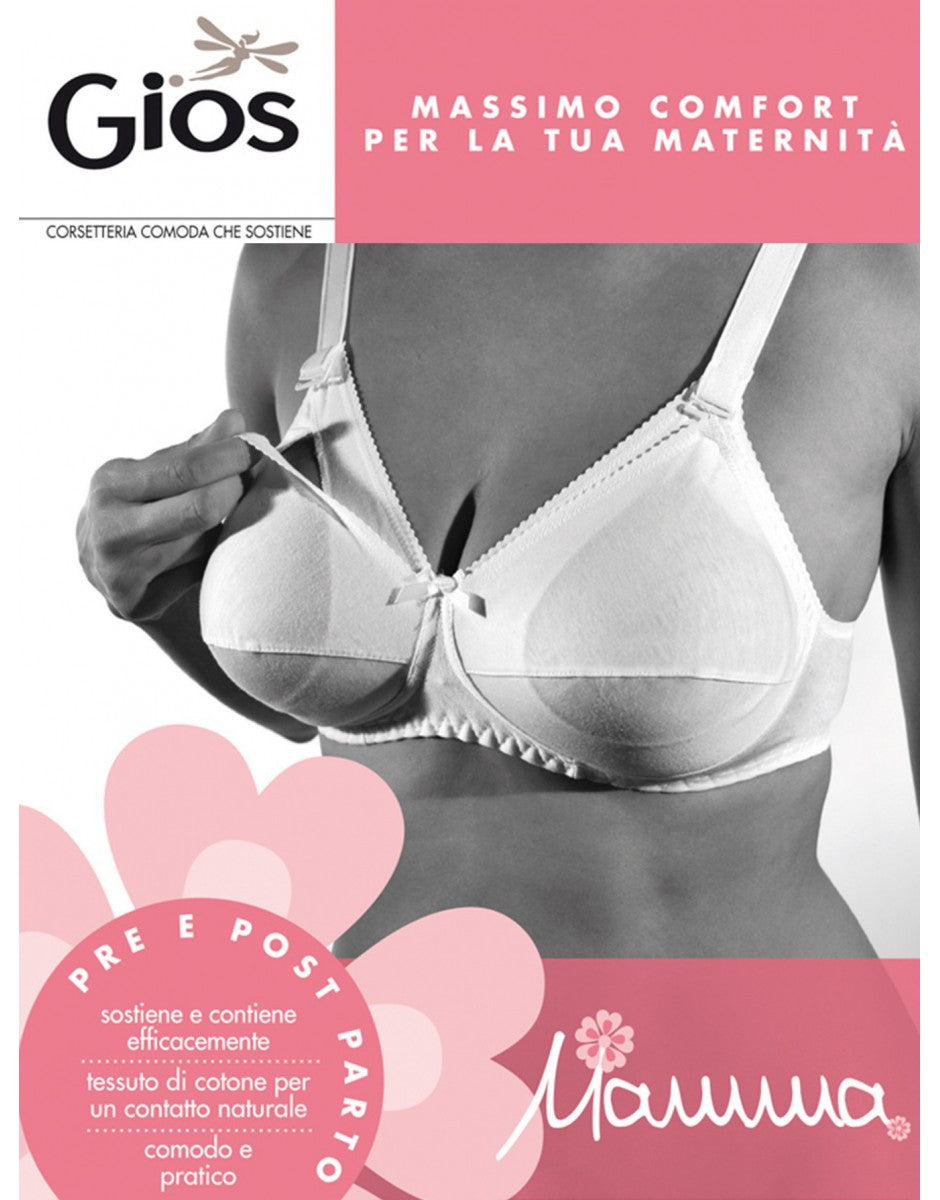 Reggiseno Allattamento Senza Ferretto 100% Cotone – Gios Art. 280
