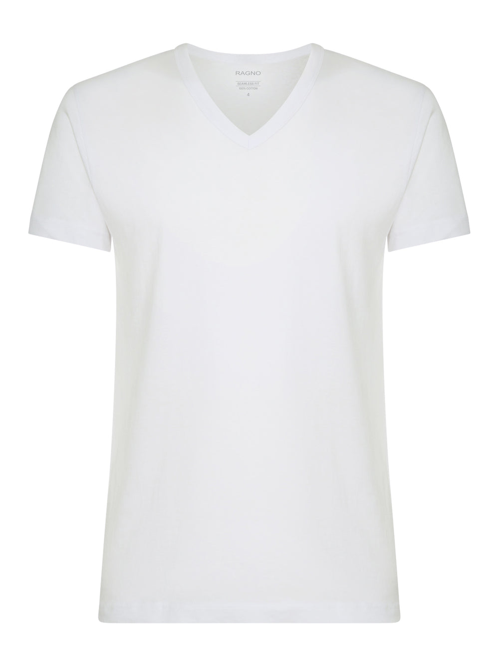 RAGNO - Pacco da due T-Shirt uomo in 100% puro cotone scollo a V