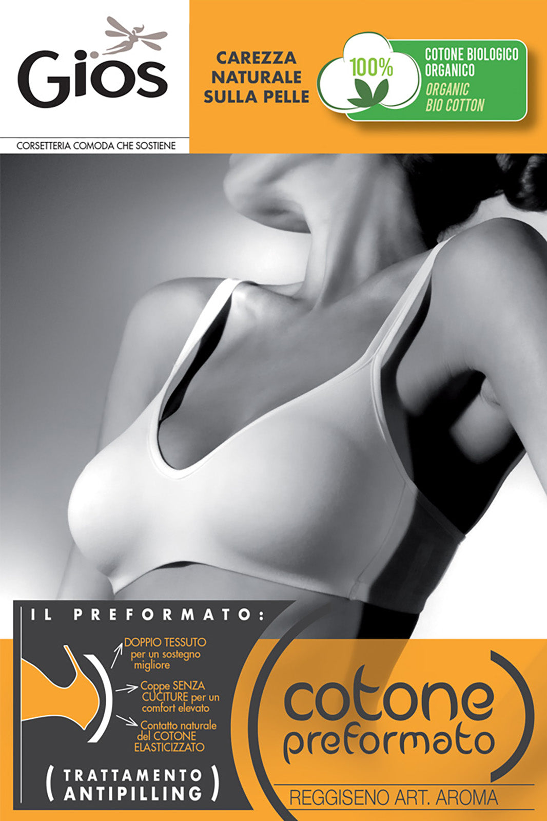 Reggiseno in Cotone Gios Aroma - Confezione