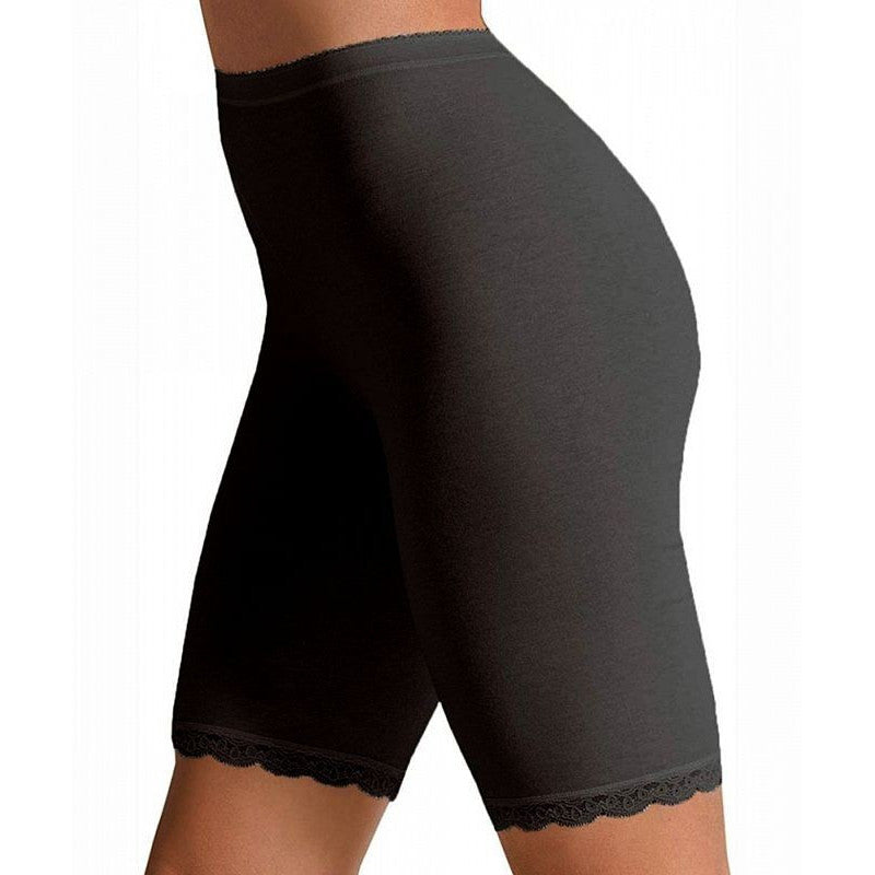 Cotonella 3163 – 2 Slip Donna Gamba Lunga in Cotone con Bordo in Pizzo