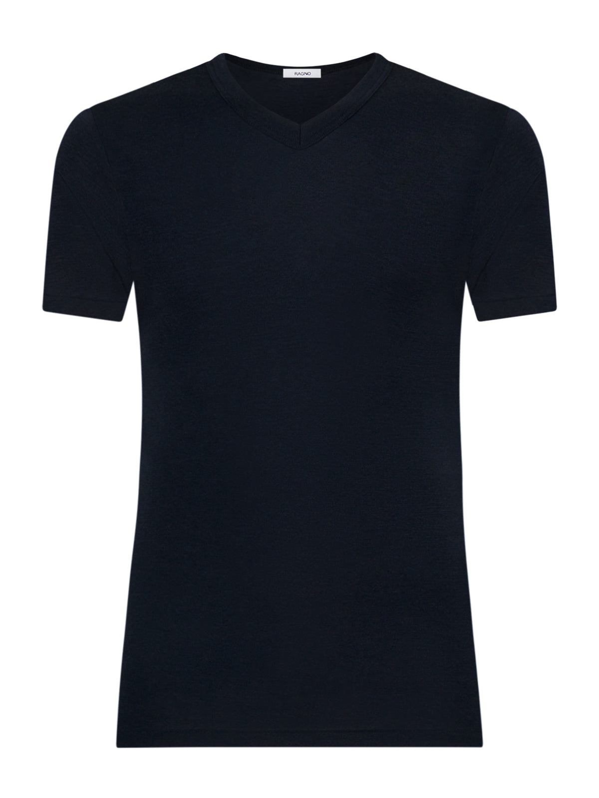 Maglia Intima Uomo Lana e Seta Ragno - Scollo a V Bianca o Nera art. WoolSilk