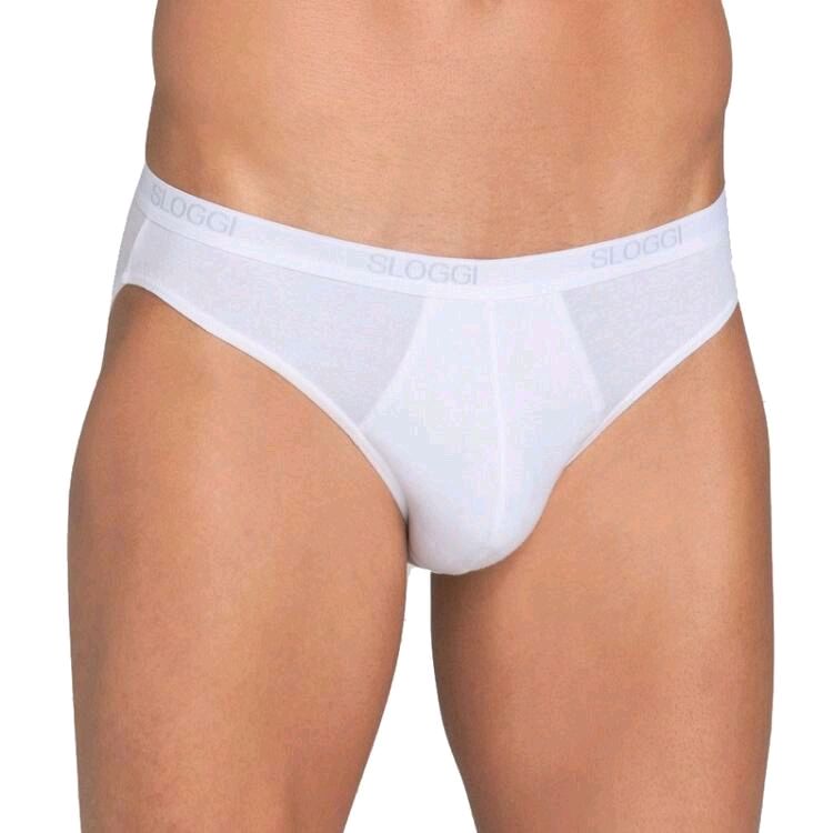 Sloggi Basic Mini – 2 Slip Uomo in Cotone Elasticizzato Taglio Basso