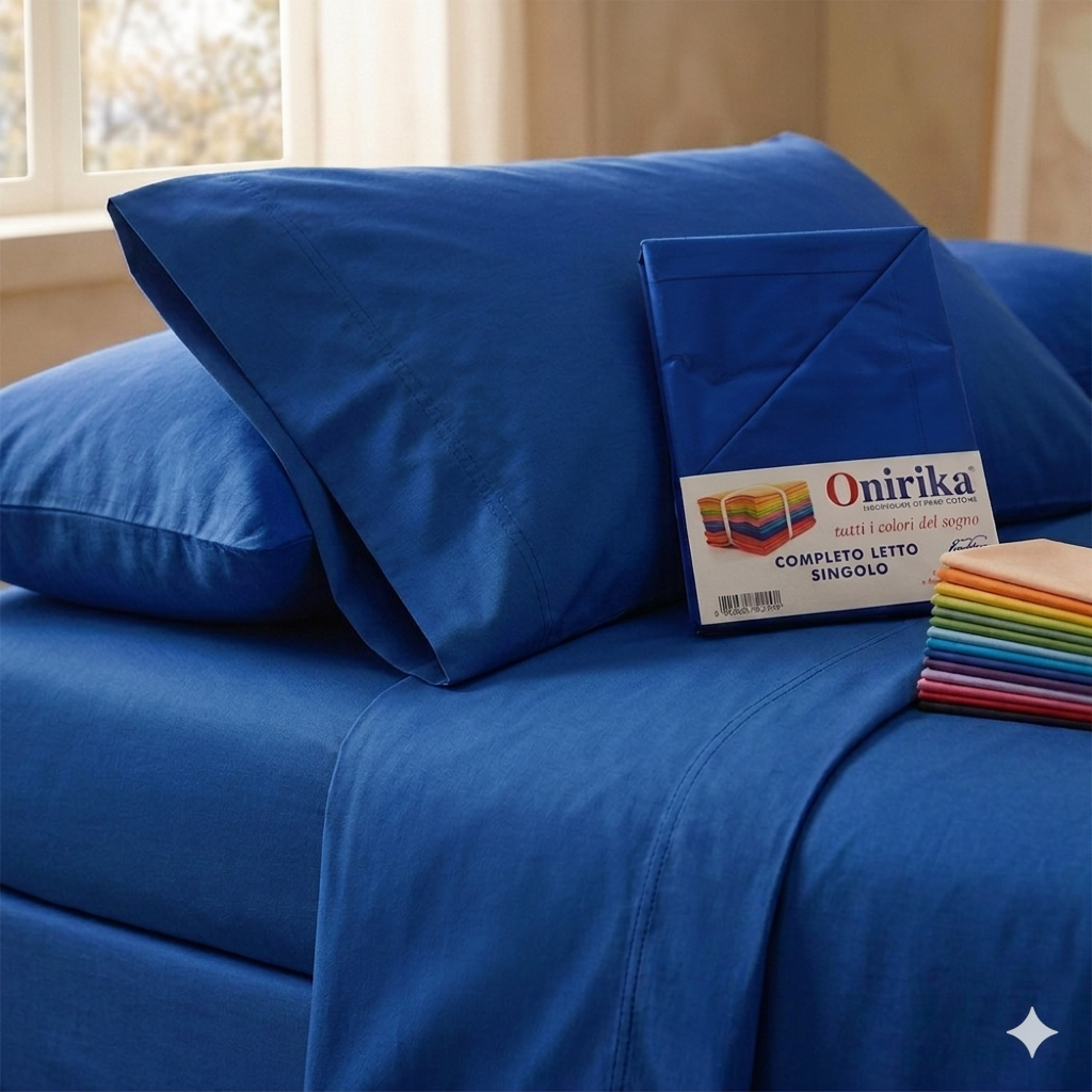 Lenzuola Singole Onirika 100% Cotone – Completo Letto