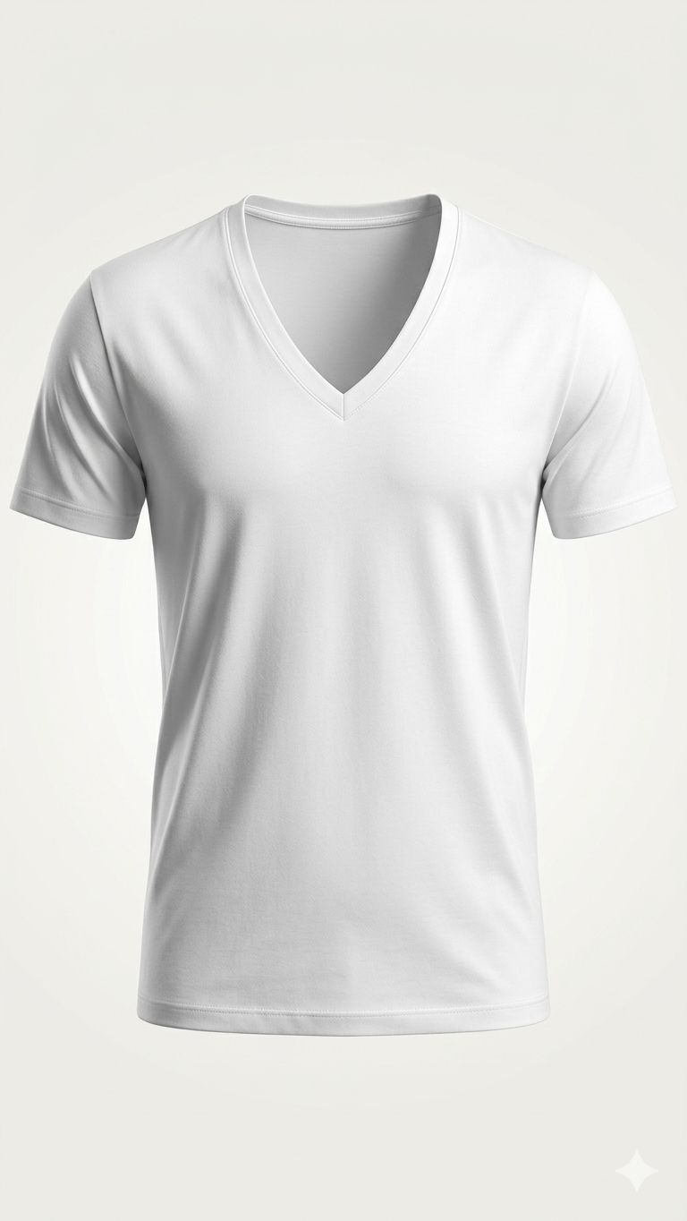 T-Shirt Uomo Scollo a V Profondo 100% Cotone Navigare – Art. 515