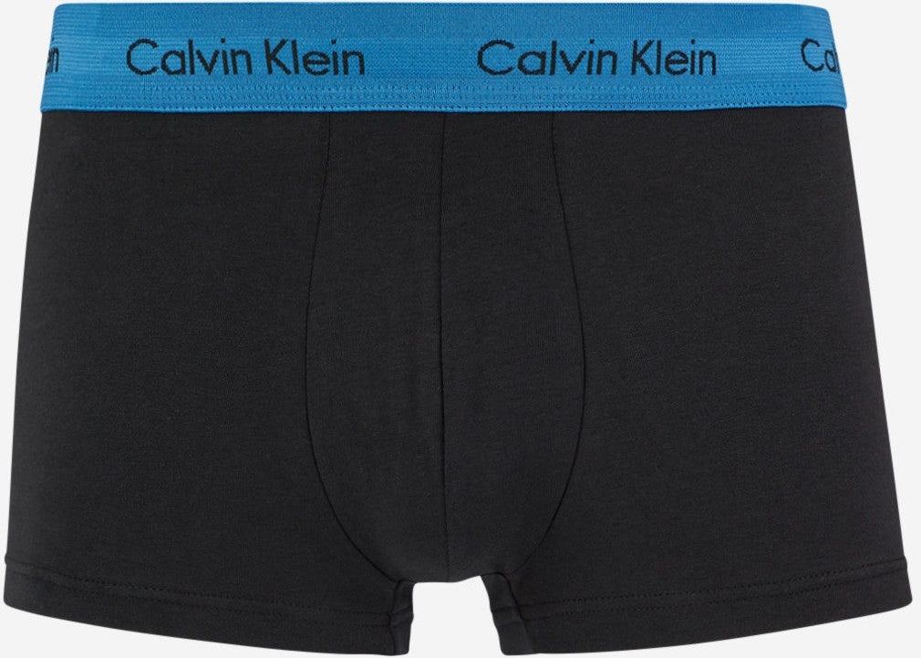 CALVIN KLEIN - Pacco Da 3 Boxer in cotone elasticizzato con elastico esterno colorato